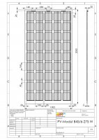 GridParity B45/6 275 Wp Glas PV Modul bifacial 40% Transparenz (2000 mm x 1002 mm x 5mm)