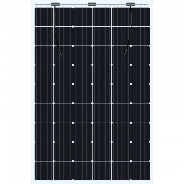 GridParity B60 330 Wp Glas PV Modul bifacial 5% Transparenz (1684 mm x 1002 mm x 5 mm)