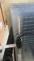 GridParity B60 330 Wp Glas PV Modul bifacial 5% Transparenz (1684 mm x 1002 mm x 5 mm)