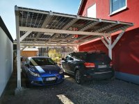 GridParity B72 400 Wp Glas PV Modul bifacial 5% Transparenz (2000 mm x 1002 mm x 5 mm)