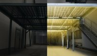 GridParity B72 400 Wp Glas PV Modul bifacial 5% Transparenz (2000 mm x 1002 mm x 5 mm)