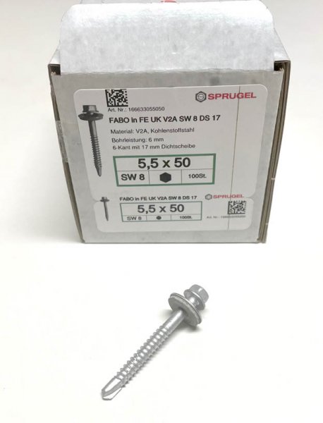Schraube für Metall-Unterkonstruktionen 100 Stck.