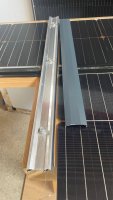 Abdeckschiene für Montagesystem, Klippsystem, anthrazit, feste Längen