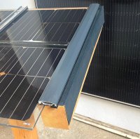 Abdeckschiene für Montagesystem, Klippsystem, anthrazit, feste Längen
